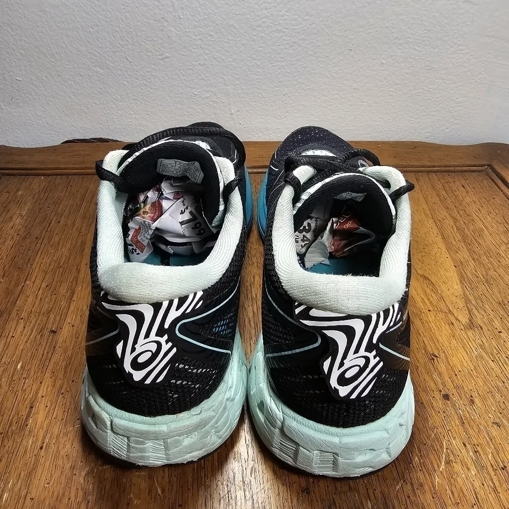 Asics Noosa FF Womens Black/Bay/Viridian Green Running Shoes Women's Size 8.5